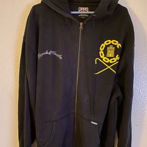 Vintage Crooks and Castles Zip Up Hoodie Preowned